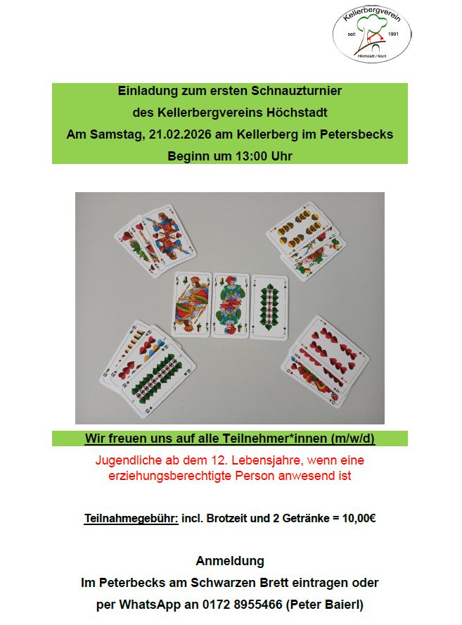 Schnauzturnier am 21.02.2026